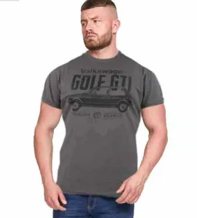 D555 Mens VW Golf GTI Printed T-Shirt Official Licensed Product (DORSET)